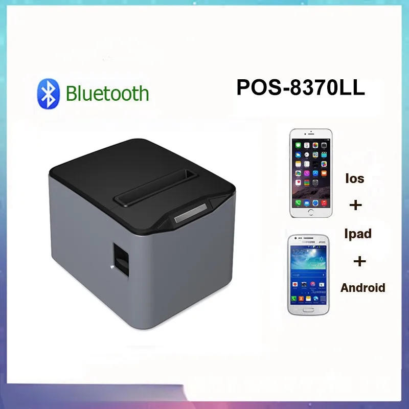 80mm bill ink-free intelligent takeaway kitchen order thermal printer