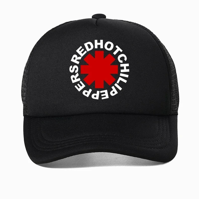 

New Arrival Red Hot Chili Men hat Peppers Men Cartoon Printed Baseball Cap fashion Adjustable Unisex Mesh Snapback hats