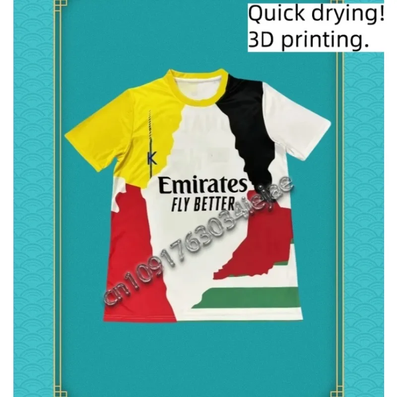 

MOTO-2025 Summer NO.1 Printed T-shirt Super Cool 3D Printing Design Away Ball Wear Sports Leisure Leisure Wear