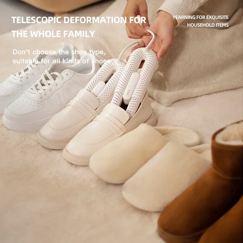 Sothing Schuh Trockner Schleife Dehnbar Elektrische Schuhe Trockner PTC Heizung Tragbare Multi-wirkung Sterilisation Desodorierung