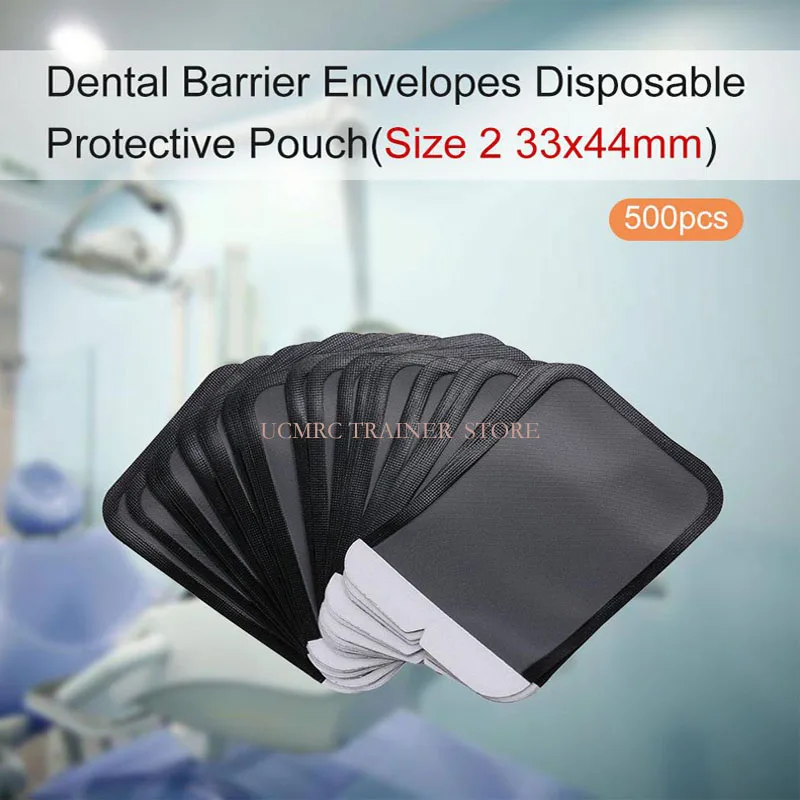 300Pcs Dental X-ray Film Sensor Barrier Envelopes Pouch Cover Bags PSP Image Plate Sleeve For Phosphor Plate  #0 #1 #2