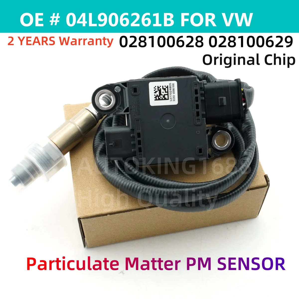 

Датчик твердых частиц 04L906261B 0281006628 0281006629, датчик PM, подходит для дизельных двигателей VW Transporter, Golf, Sportsvan