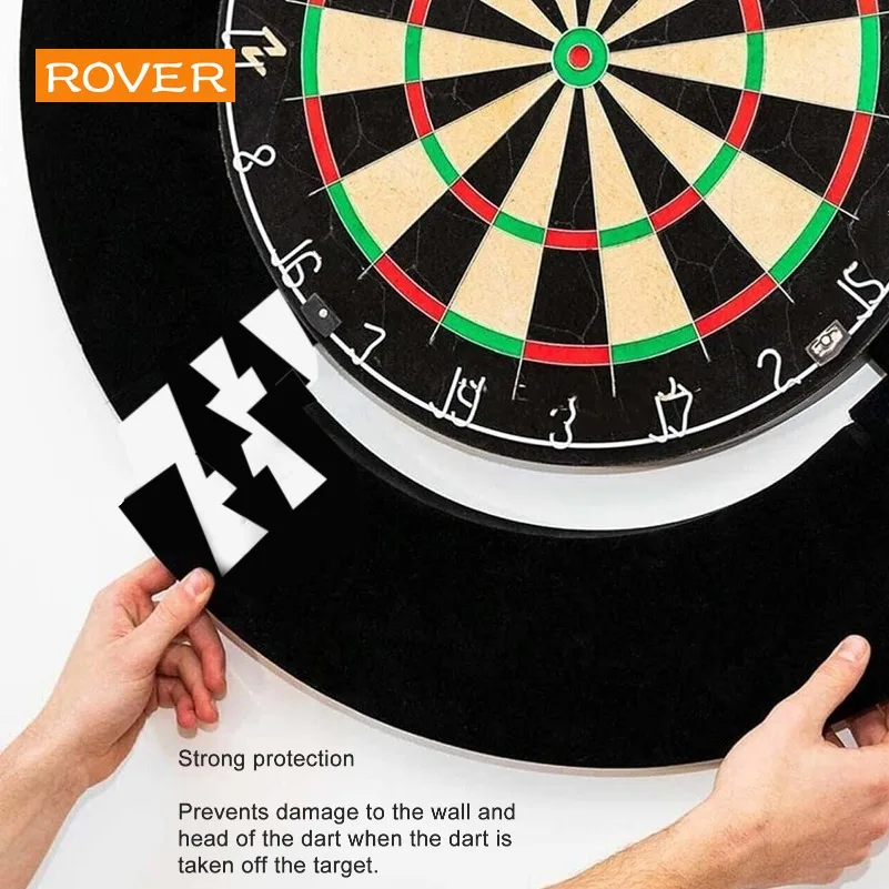 Splicing Dartboard Surround Wall Protector Eva Black Dartboard Wall Elasticity Durable Dart Protective Board Thicken Dart Tool