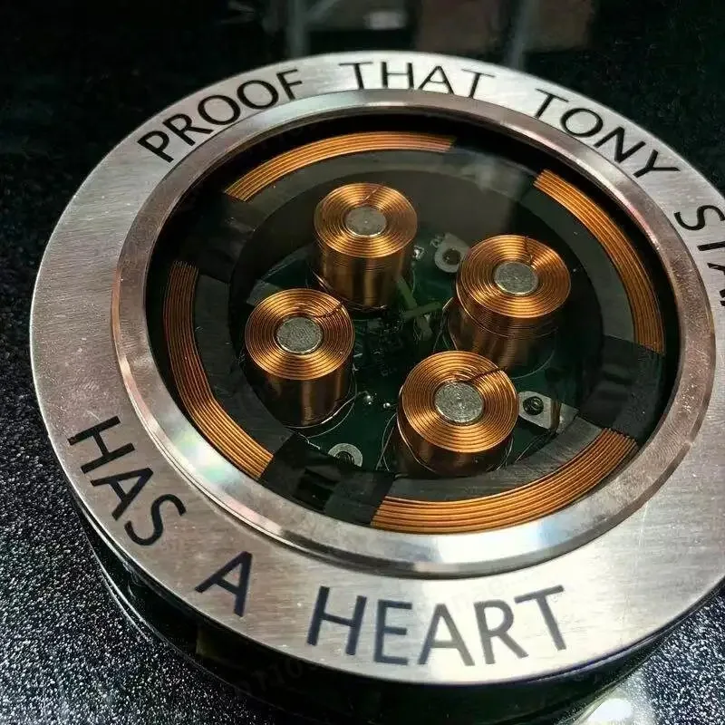 Magnetic Levitation Reactor Module with LED Lights Simulating Movement Magnetic Levitation Display Rack