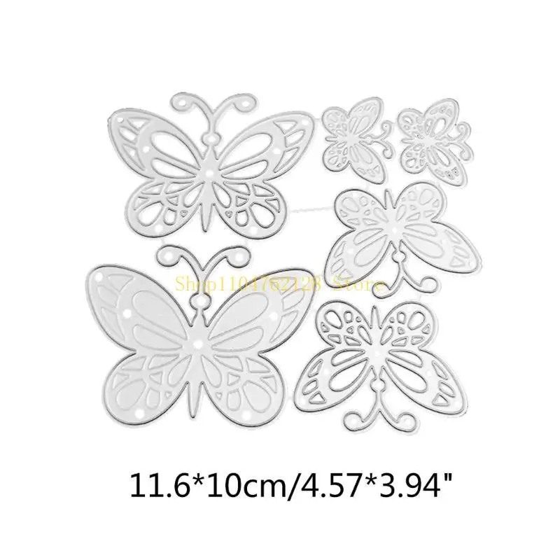 قطع الفراشة يموت الجوف خارج يموت التخفيضات قوالب النقش لصنع بطاقة أفضل بيع #6