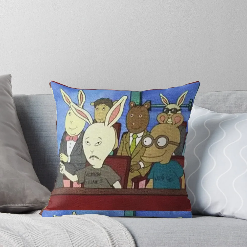 

ARTHUR X BEAVIS AND BUTTHEAD Throw Pillow Decorative pillow case Pillow Decor Christmas Pillows Marble Cushion Cover