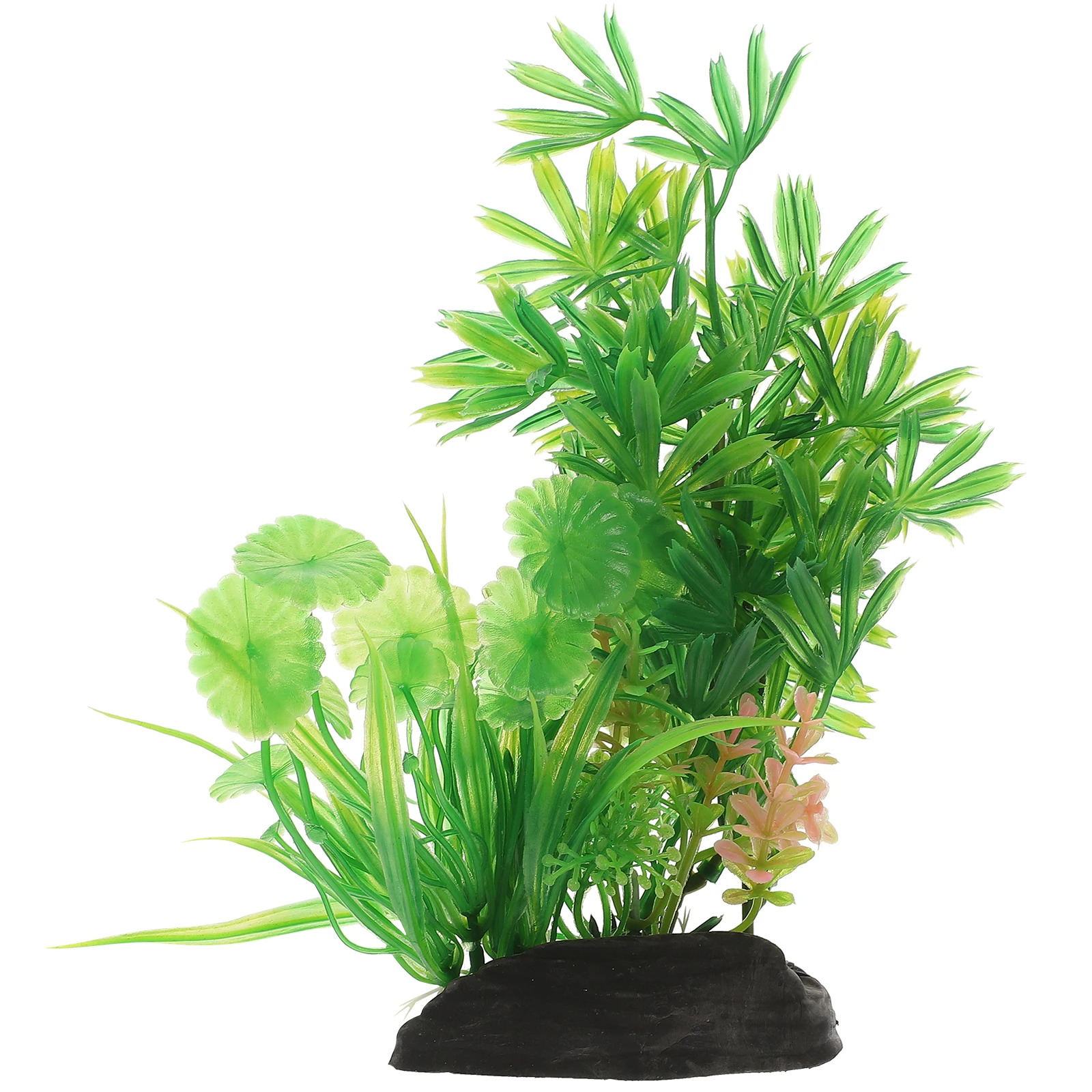 

Aquarium Plants Fake Decor Lifelike Plastic Fish Tank Decor Realistic Safe Water Thick Bottom Small Aquarium Decorations Pet