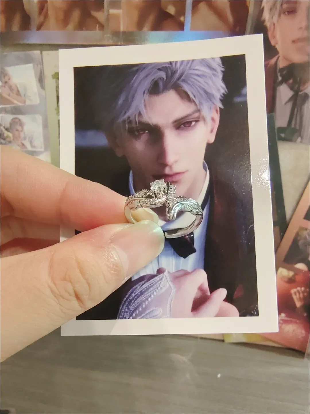 Hot Game Love and Deepspace Caleb Xavier Sylus Zayne Rafayel Cosplay Ringe Heldin Paar Eheringe für Frauen Halloween Geschenk – Detail 1