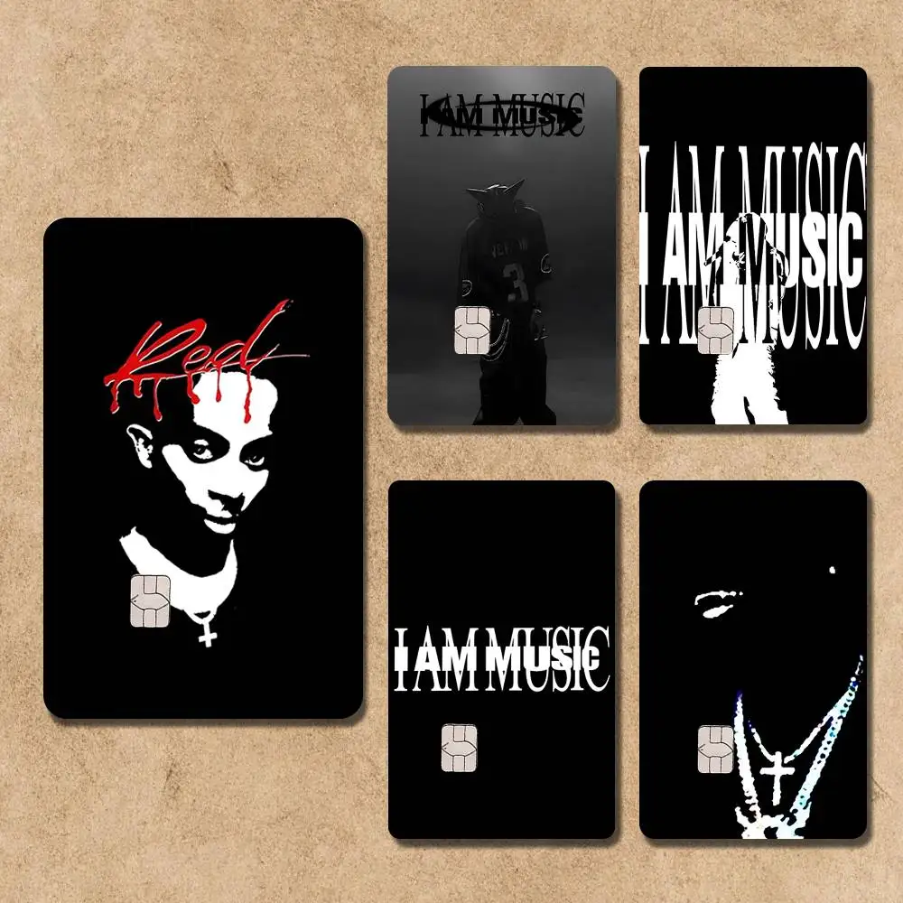 

I AM MUSIC P-Playboi Carti Card Stickers Credit Visa Debit Bank Charge Card Bus Metro Waterproof Sticker Decal Decoration