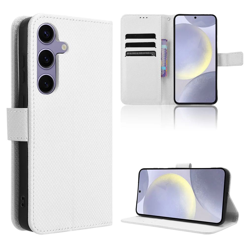 Flip Leather Wallet Case For Samsung S27 S26 Anti-fall Strong Magnet Cover