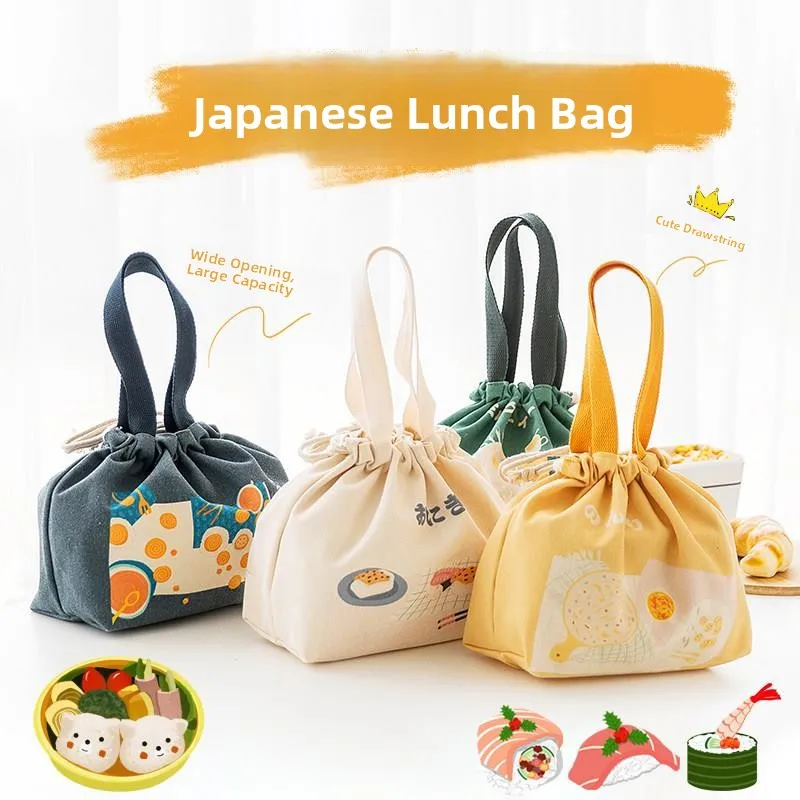 portable-canvas-lunch-box-bag-high-aesthetic-value-lightweight-handheld-for-office-workers-outdoor-picnic-student-lunch