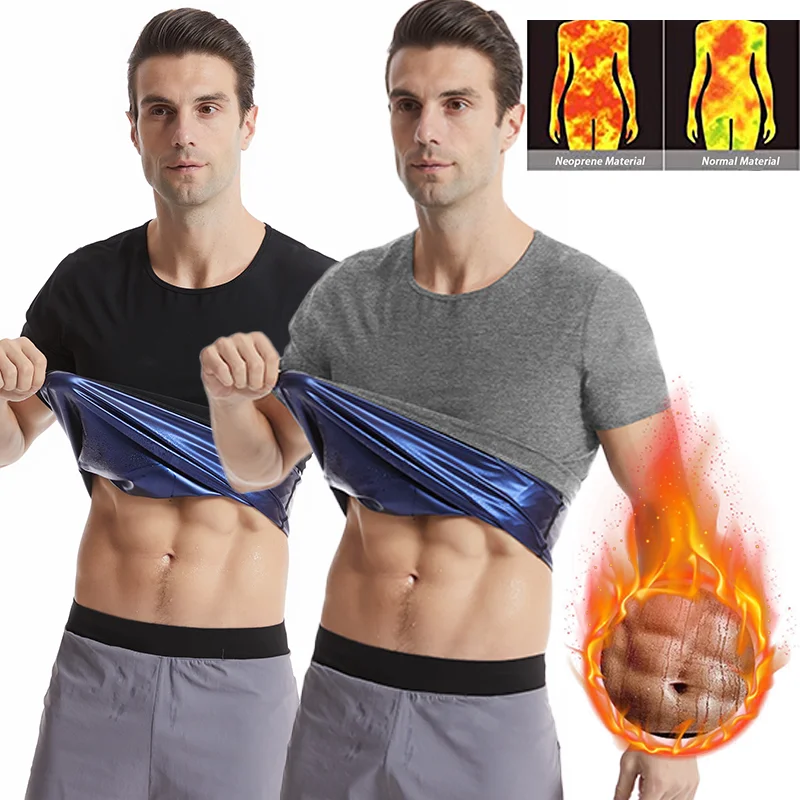 Faja Reductora de Cintura para Hombre, Chaleco Moldeador de Compresión, Camiseta Adelgazante, Faja de Sauna para Abdomen