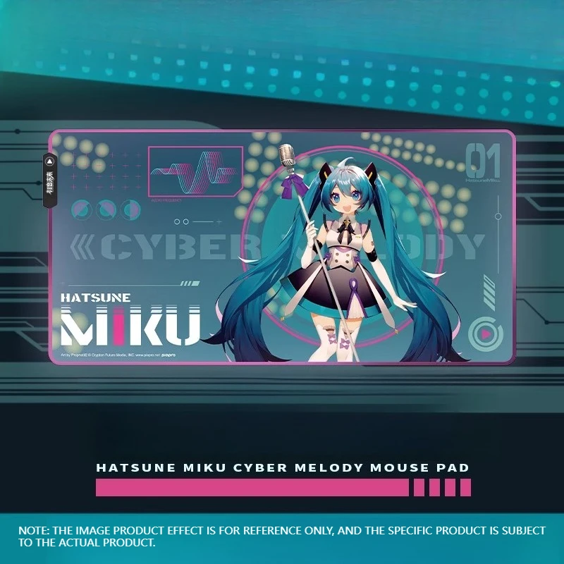 

Игровой коврик Hatsune Miku с подсветкой - массивный коврик для мыши в стиле аниме RGB с динамической синхронизацией света, аксессуары для игр, компьютера, подарки для фанатов