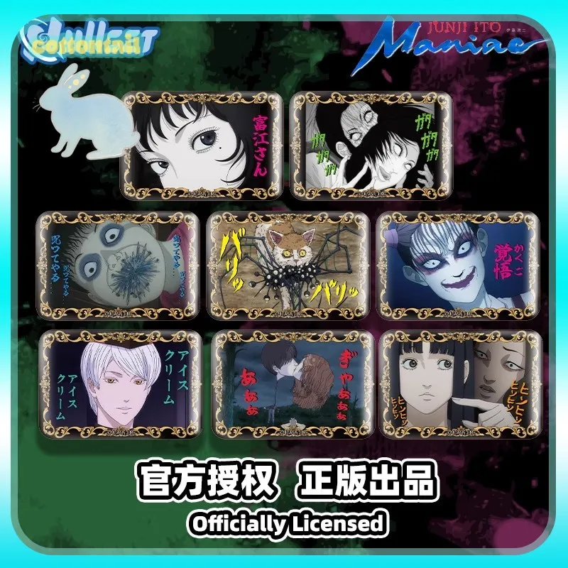 Original Nullset Junji Ito Maniac S2 Special Shaped Badge Tv Series Blind Bag Tomie Soichi Anime Peripheral Collection Gift
