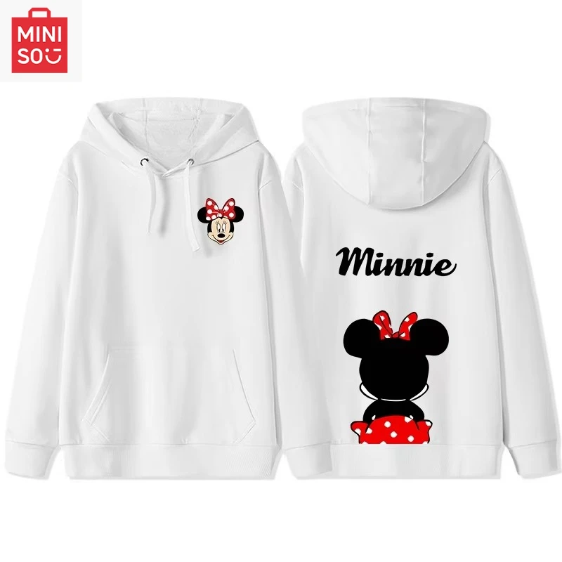 

Autumn Couple Outfit New Cartoon Disney Mickey Mouse Hoodie Best Friend Outfit Women's Loose Hooded Pullover Hoodie Jacket Top
