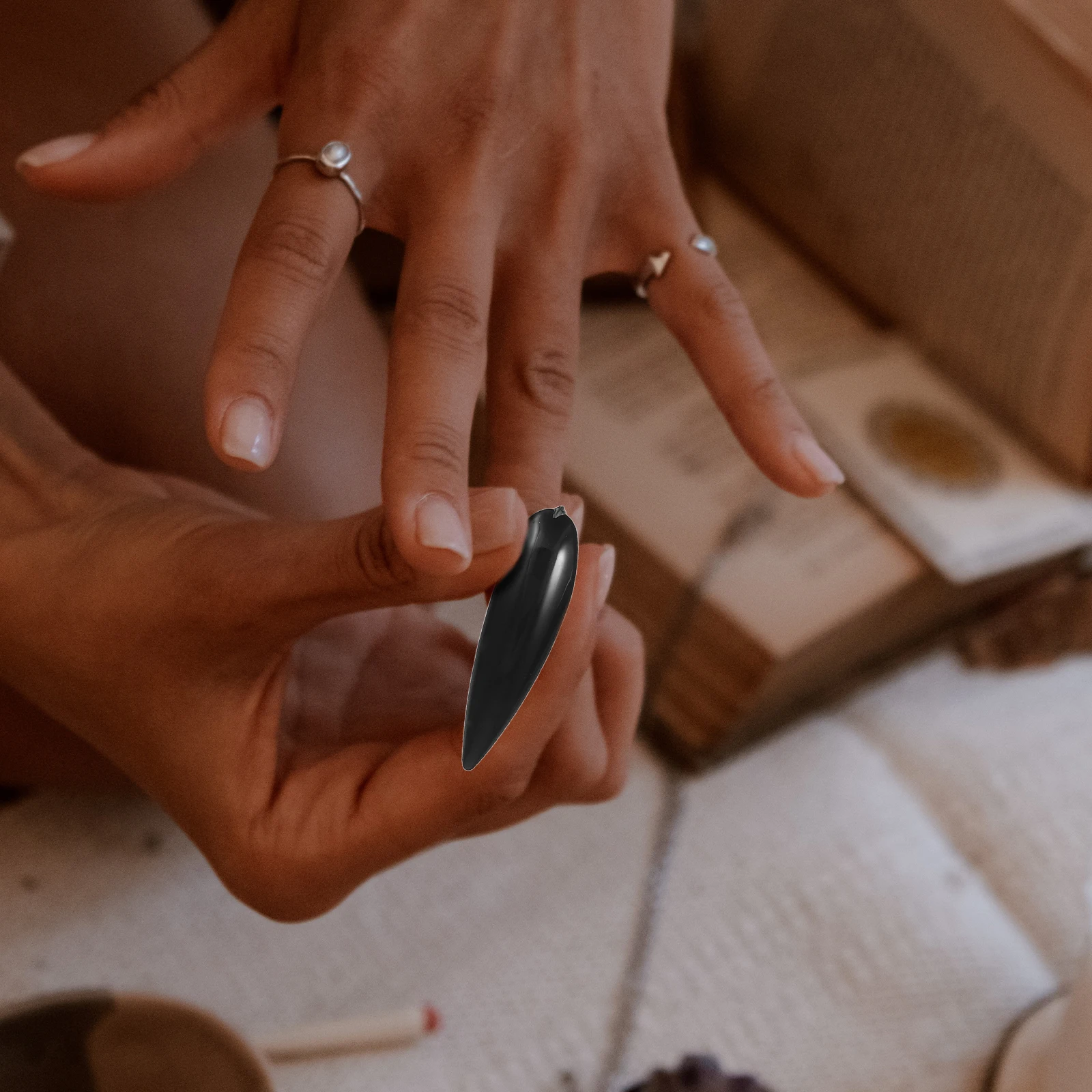 

5 шт. накладные ногти с дизайном женский косплей съемный пластик DIY Хэллоуин