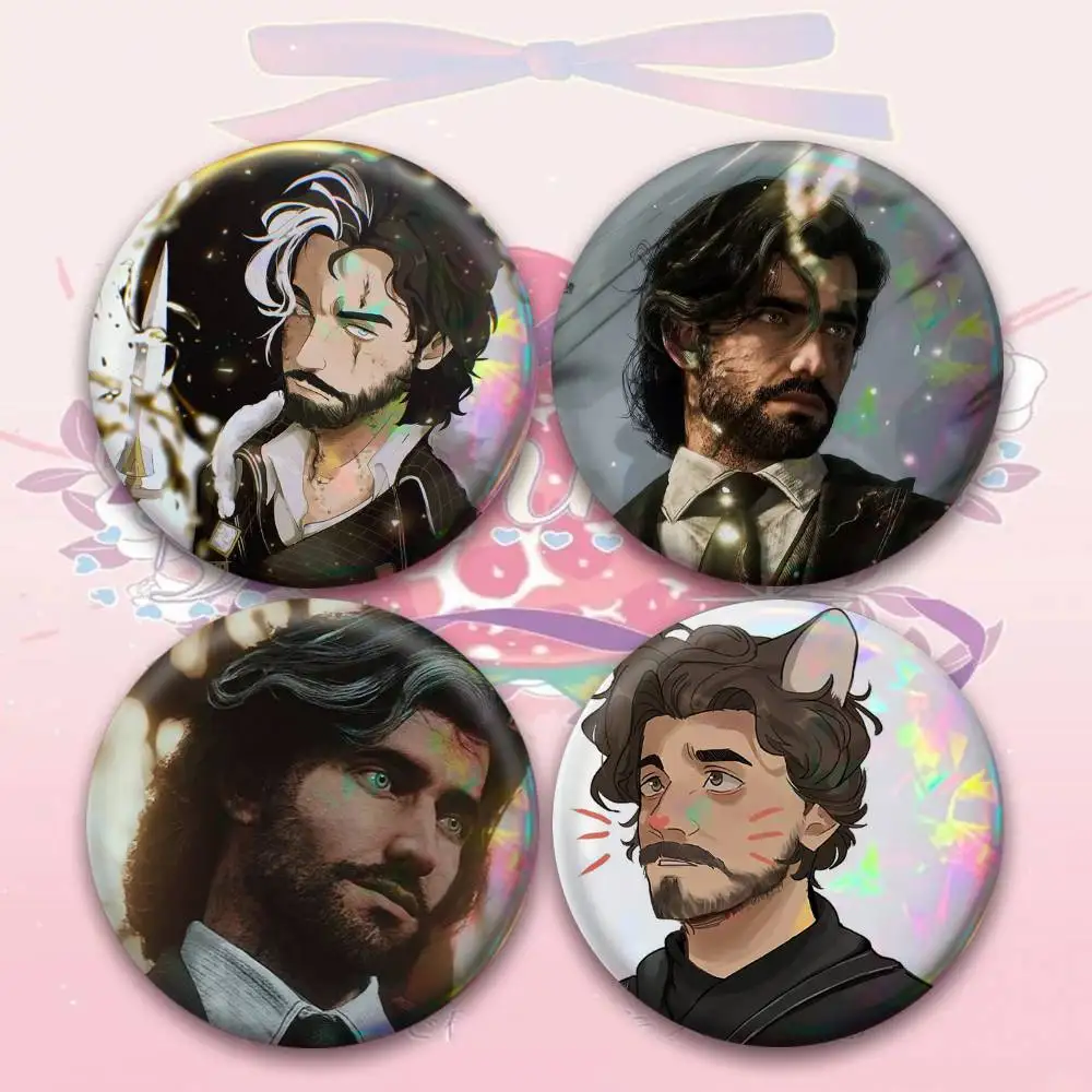 G-Gustave E-Expedition 33 Badge 25 32 44 58 75 mm Round Fans Collect Friends Gifts Brooch Souvenir