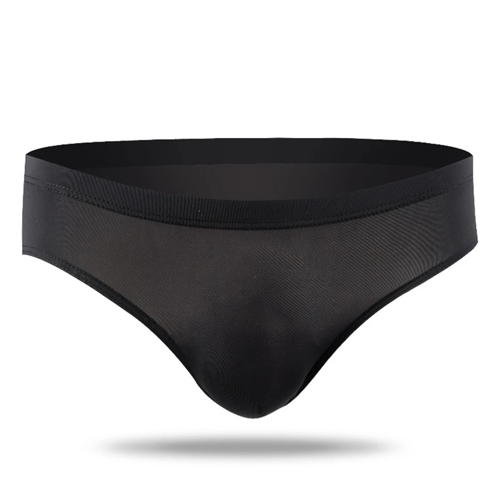 

Men's Sexy Seamless Briefs Low-Rise Underwear U Convex Pouch Briefs Breathable Underpants Stretch Cool G-Strings Thong Bikini