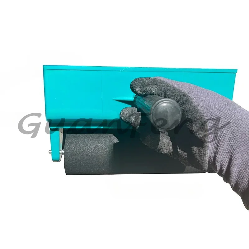 Portable handheld glue coating machine, roller, manual gluing machine, suitable for woodworking painting tools
