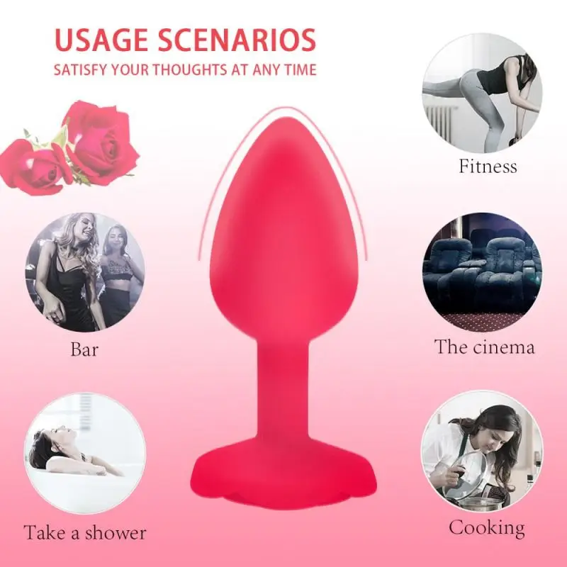 Soft Silicone Anal Plugs Rose Sex Toys for Woman Female Ana Buttplugs Annal Butplug Analplug Sexy Kit Adult Goods Tooys Man Gay