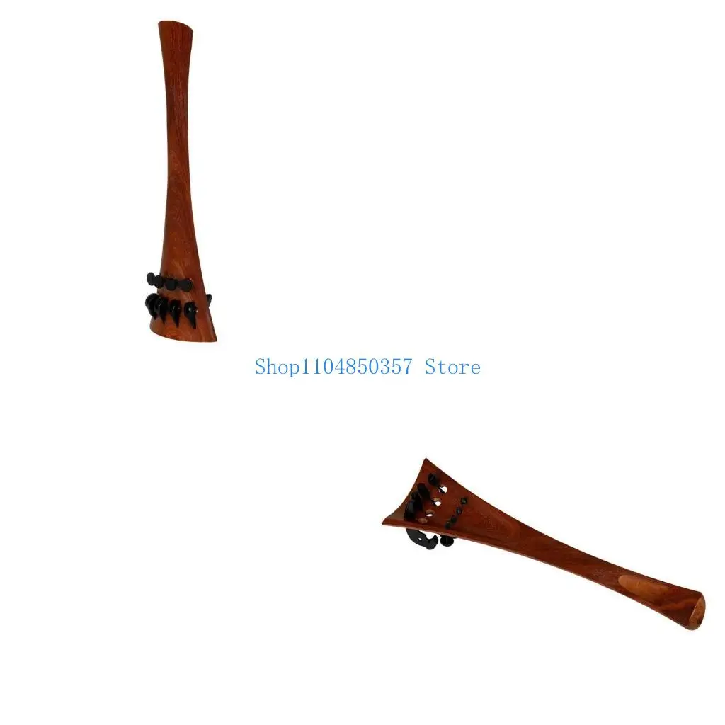

Cello Harp Tailpiece With 4 Fine Tuners Redwoods String Plate for 4/4 Cello