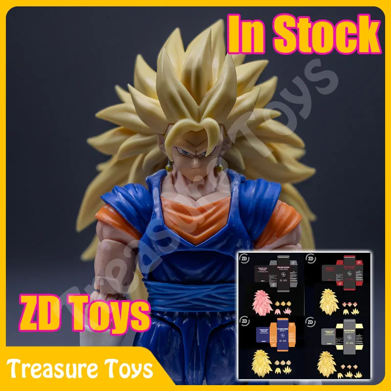 

ZD Toys Dragon Ball Super Saiya SSJ3 Bardock Gogeta Vegito Black Son Goku Zamasu Head Accessories Anime Action Figures Toys Gift
