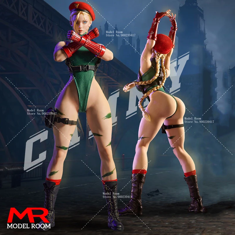 

2024 Q3 STARMAN MS-009 1/6 Cammy Movable Eyes Makeup Body Action Figure 12'' Female Soldier Figurine Full Set Collectible Model