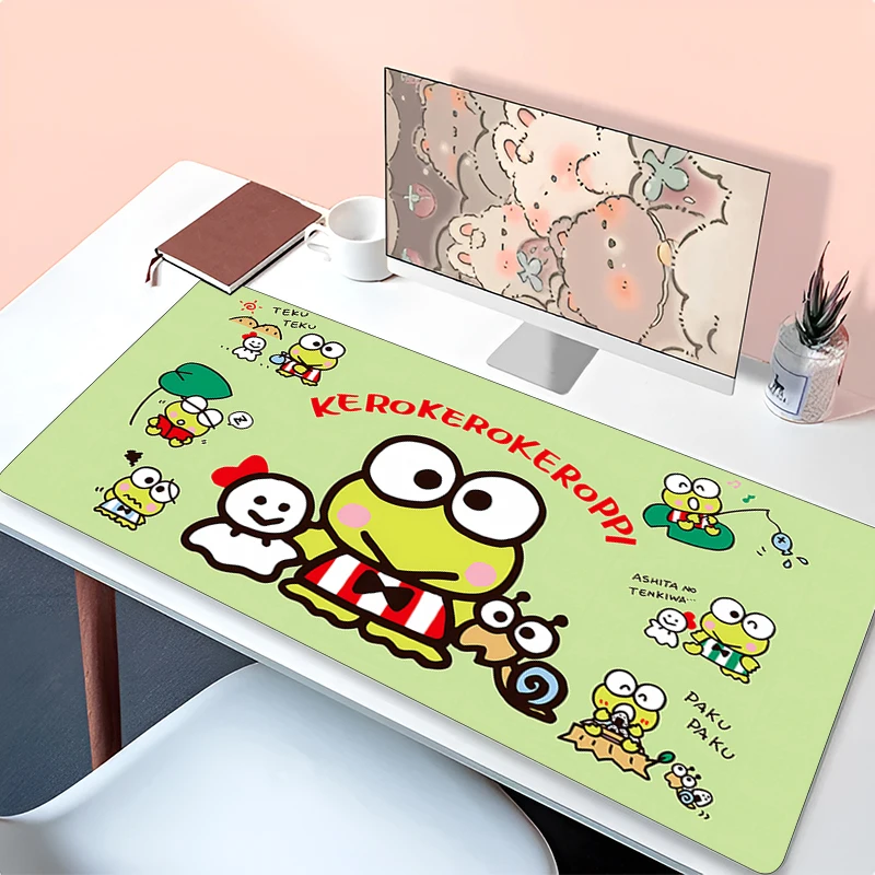 

Mouse Pad K-kero K-kero K-keroppi Large Gamer Large Keyboard Desk Mouse Mat Carpet Rubber Tapis Souris Gaming Notbook Mousepad