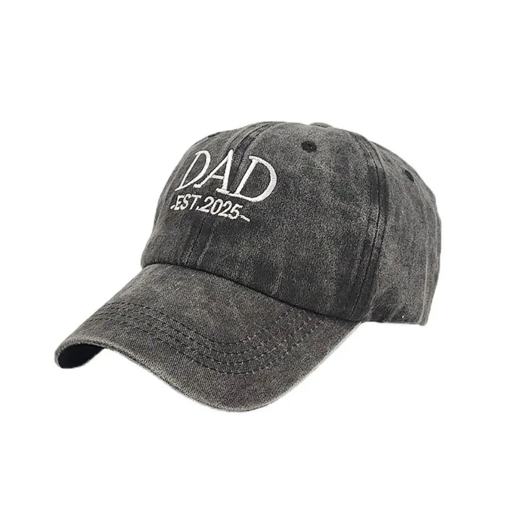 Viseras de moda papá mamá gorras de béisbol ajustable Hip-hop lavado desgastado gorra descolorida sombreros de protección solar hombre mujer