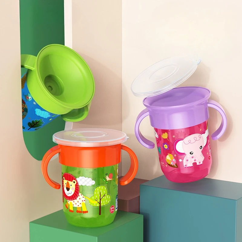 

360-Degree Leak-Proof Magic Cup Baby Training Anti-Choking Drinking Children's Learning Cup Nipple Cup