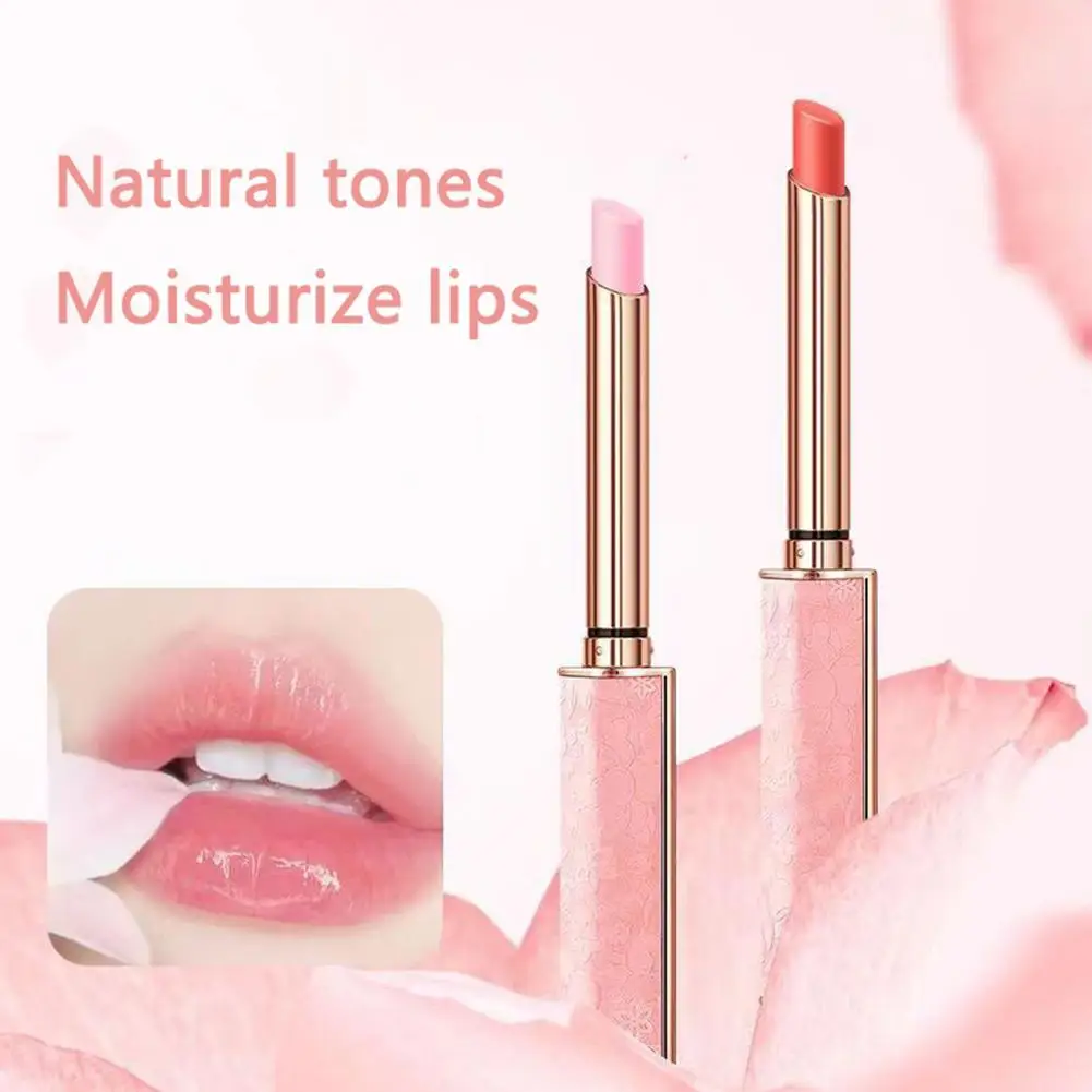 2025 nueva gran oferta Adad brillo de labios cambio de temperatura lápiz labial bálsamo labial Natural Daub suavemente ultraligero para fiesta K4B4