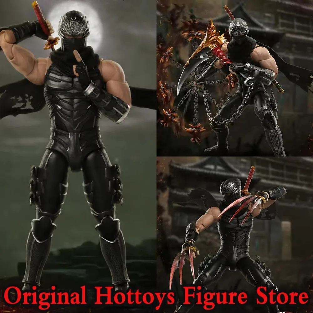 BROTOYS LR010 1/12 스케일 남성 군인 블랙 닌자 암살자 하야부시 풀 세트 6인치 액션 피규어 모델 선물 컬렉션