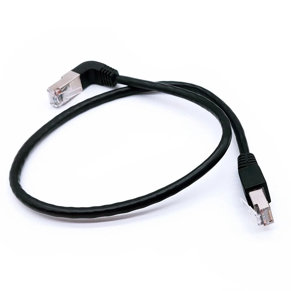 Ethernet cable elbow tilted up/down 90 ° 8P8C FTP STP UTP Cat 5e Lan Ethernet patch cord/1m/2m/3m/5m