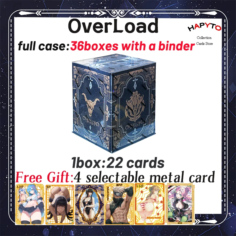 

Anime OVERLORD Collection Card Albedo Toys Gift for Kids Child Japanese Anime TCG Cartas Games Card Box Children Birthday Gift