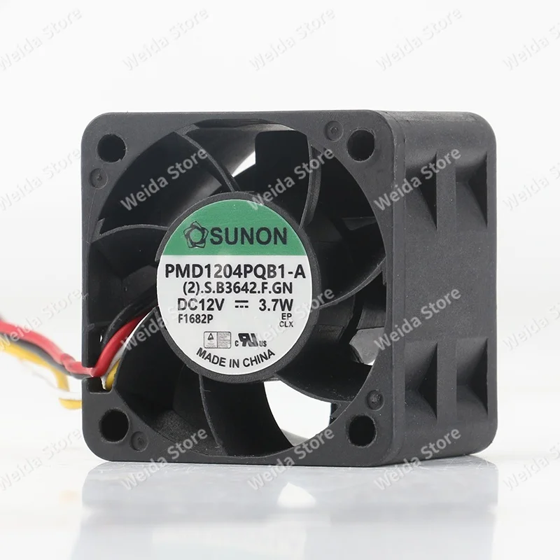 Cooling Fan Original Sunon DC 12V 3.7W AC EC Server Dual Ball Switch Mute Four-wire PMD1204PQB1-A-EP 4028 40X40X28MM 4CM