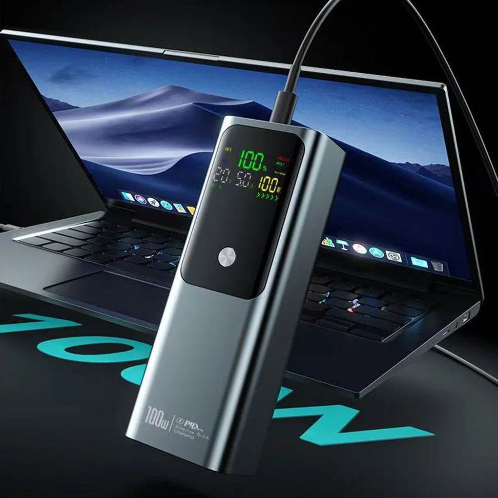 

Portable Power Source Power Bank For Phone Fast Charging Universal Compatibility 20000mAh Compact Black