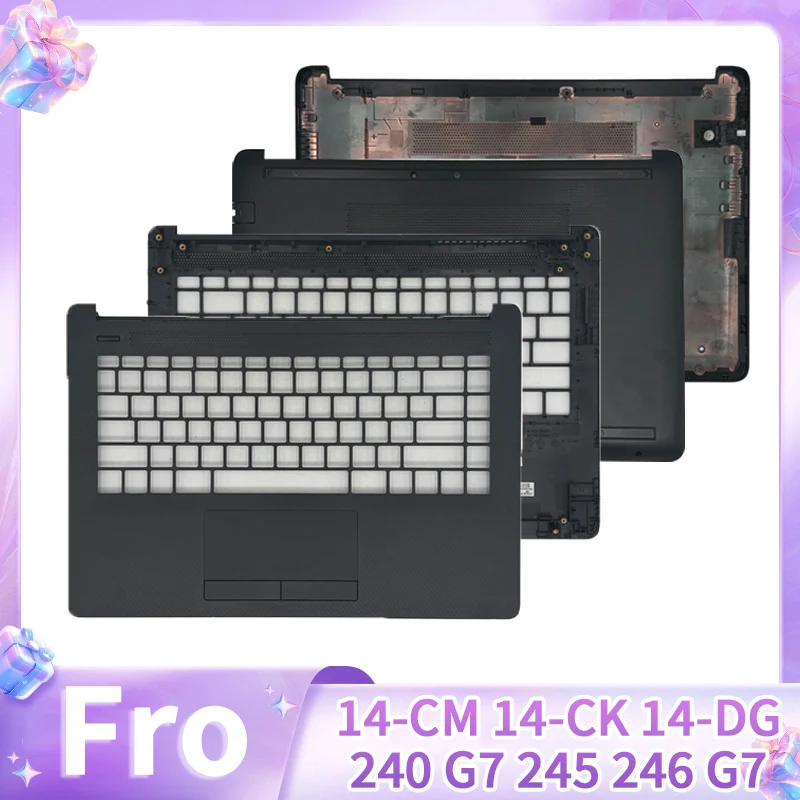 新しい交換用カバー-ブラック-14-cm-14-ck-14-dg-240-245-246-g7-パームレスト下部ボトムケース-c-d-カバー用