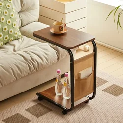 Nordic Coffee Table Modern Simplicity Sofa Side Table Removable Balcony Metal Table C-Shaped Corner Table Home Furniture