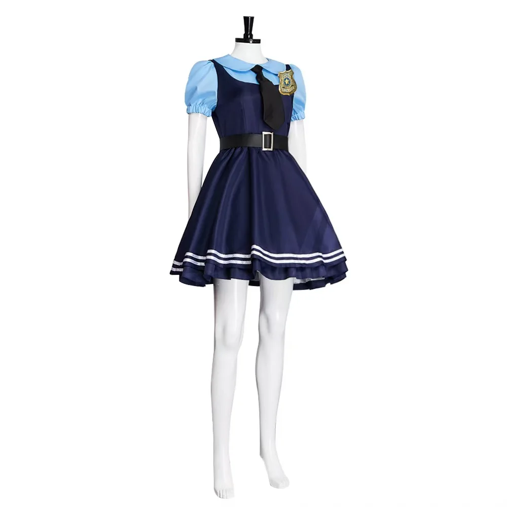 

Униформа офицера полиции кролика, платье, карнавальный костюм, необычный сценический наряд для выступлений, зоопарк, животное, Rave Party, милый костюм на Хэллоуин