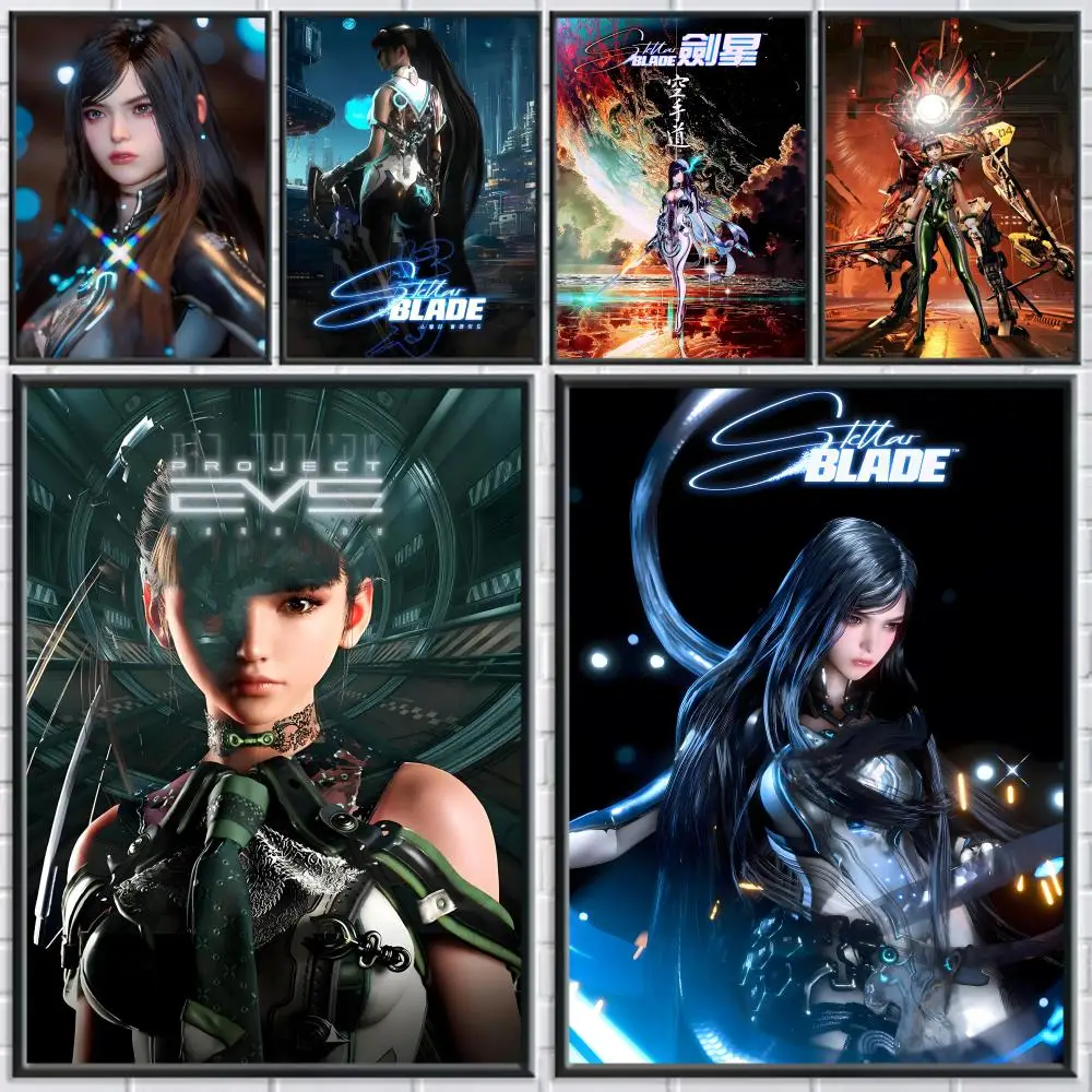 Hot Game S-Stellar B-Blade Poster Home Living Bed Room Bar Hallway Sticky Wall Printing Waterproof Aesthetic Decor