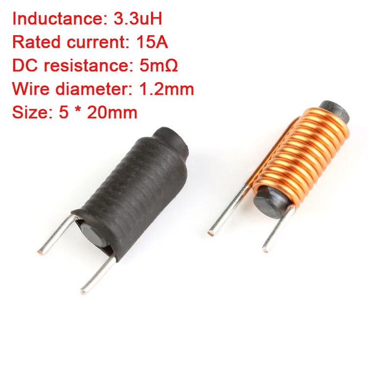 2pcs/1p Filter Inductor 22*14*8 2MH 0.1 Wire 14*9*5mm 10MH 2MH 5MH Common Mode Choke Inductor 4*15mm 3.3UH R Rod Inductance Coil