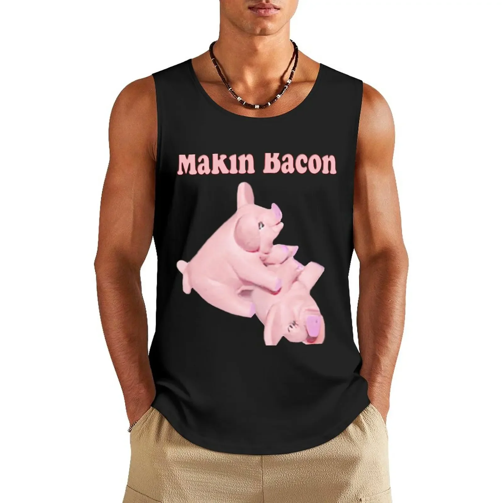 ????? MAKIN BACON TEE SHIRT ????? Tank Top t shirt gym mens clothing