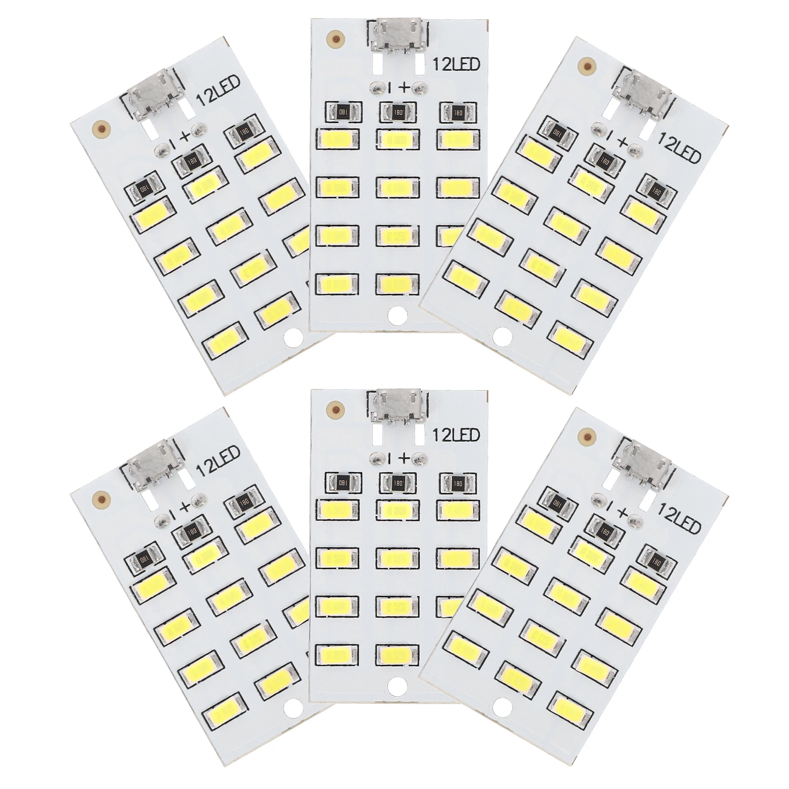 

6pcs Led Light Panel Interior Lighting Bright Adjustable Usb Portable Long Life For Camping Truck Rv Trailer Camper Accessories