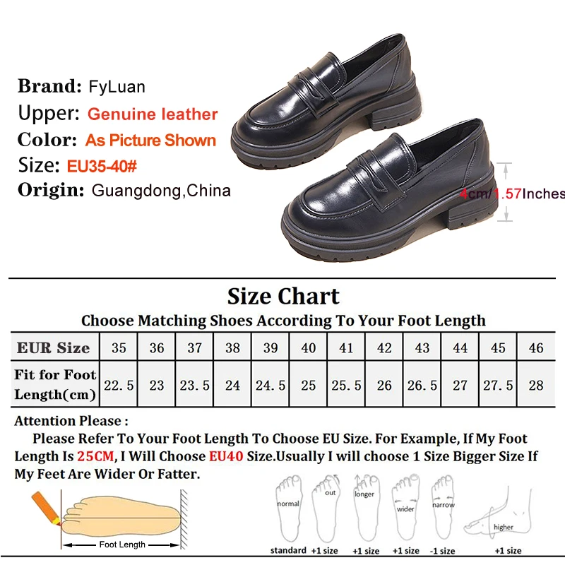 2025 جديد إمرأة حقيقية أحذية جلدية بدون كعب في الهواء الطلق 4 سنتيمتر لينة وحيد مريح حذاء كاجوال الخريف امرأة الانزلاق على سميكة القاع أحذية من الجلد