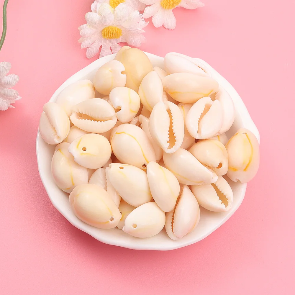 9/30/60pcs white shell shaped beads, can be used for DIY bracelet, necklace, jewelry making