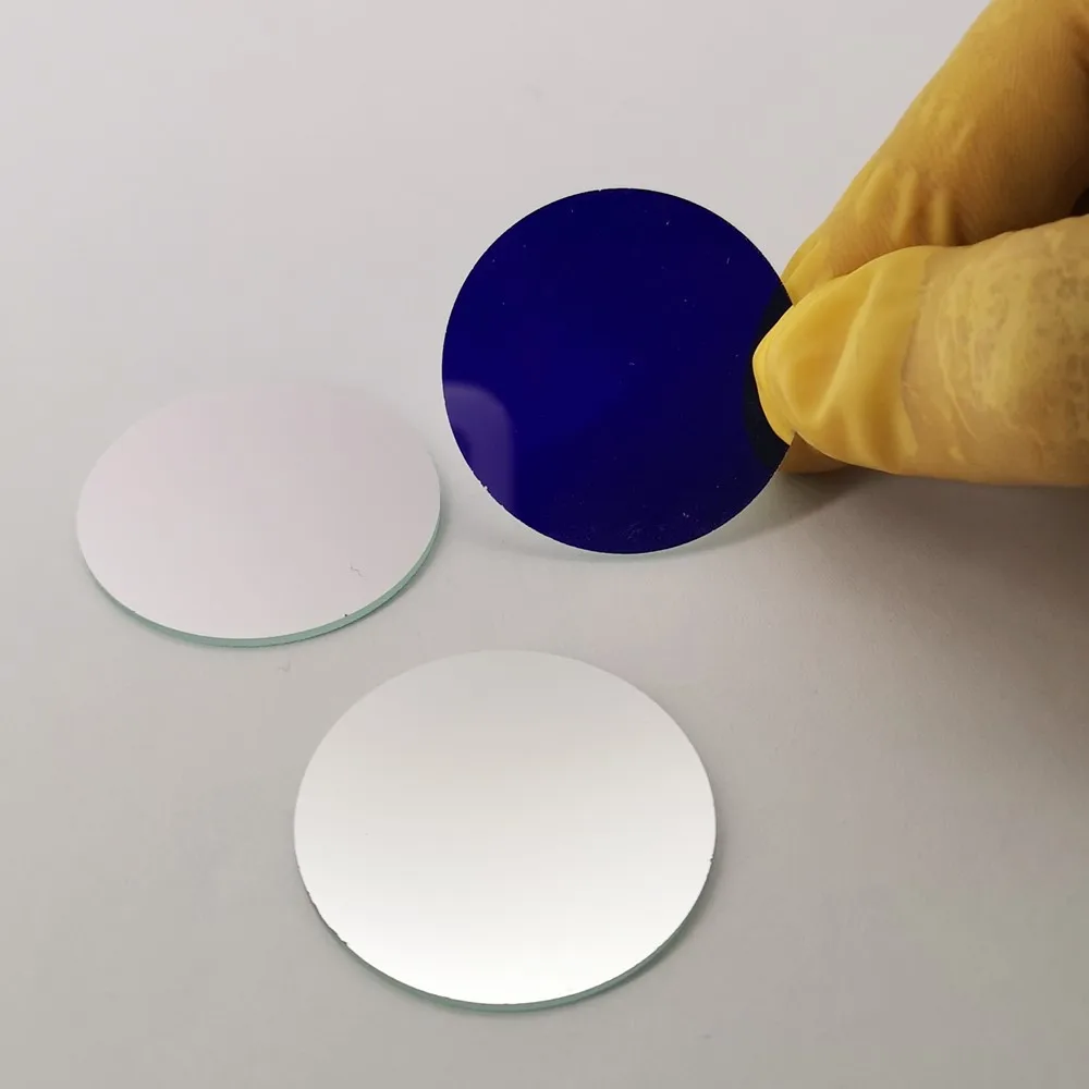 440nm Narrow Bandpass Filter Optical Glass Blue Coated Precision Band Pass Filter for Laser Imaging Sensors Optical Instruments