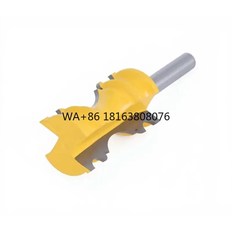 Line Router Bit, Crown Molding Cutter, Waist Line & Handrail Knife, Woodworking Carving Tool for Engraving Machine