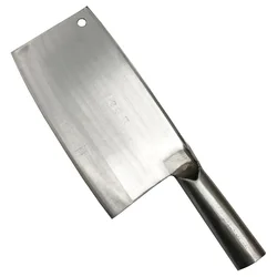 SHUOJI High Quality Chopping Knife Handmade Forged Kitchen Chef Knives 58HRC Steel Cleaver 6mm Thickness Blade Kitchen Tools