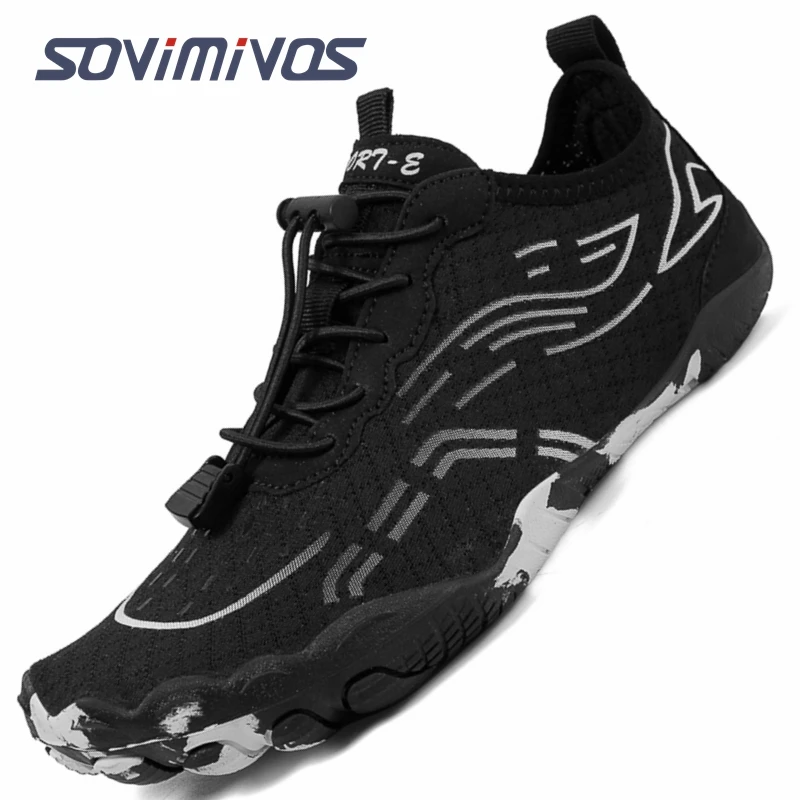 

Men Minimalist Trail Running Shoes Wide Toe Box Optimal Barefoot-Feel Women Barefoot Running Shoes Cross-Trainer Zero Drop Sole