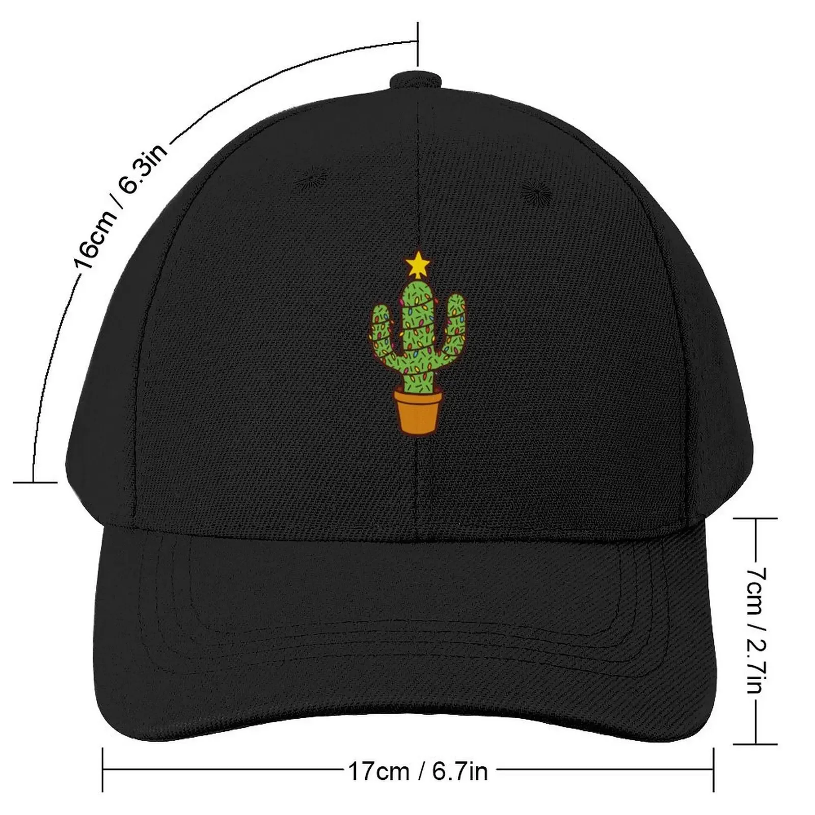 Cactus Christmas Tree in Red Baseball Cap Hat Man For The Sun Golf Hat Man foam party Hat Women's Beach Outlet 2025 Men's